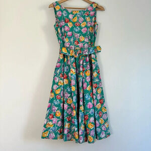 Career Shop By Isetan Floral vintage dress Size: 9